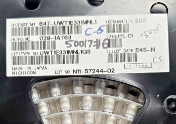 UWT1E331MNL1GS | CAP ALUM 330UF 20% 25V SMD - Image 4