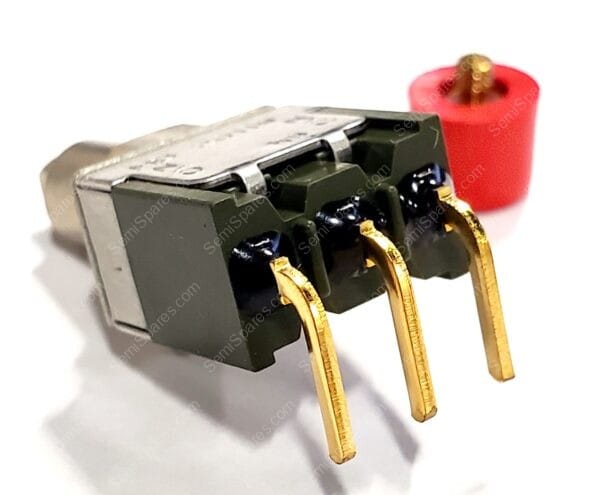 MB2011SS2G30-BC | PUSHBUTTON SWITCH STANDARD THROUGH HOLE RIGHT ANGLE ROUND BUTTON REDPC PIN - Image 3