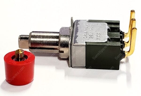 MB2011SS2G30-BC | PUSHBUTTON SWITCH STANDARD THROUGH HOLE RIGHT ANGLE ROUND BUTTON REDPC PIN - Image 5