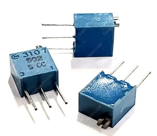 PV37Y502C01B00 | 5 KOHMS 0.25W 1/4W PC PINS THROUGH HOLE TRIMMER POTENTIOMETER CERMET 12.0 TURN TOP ADJUSTMENT - Image 3