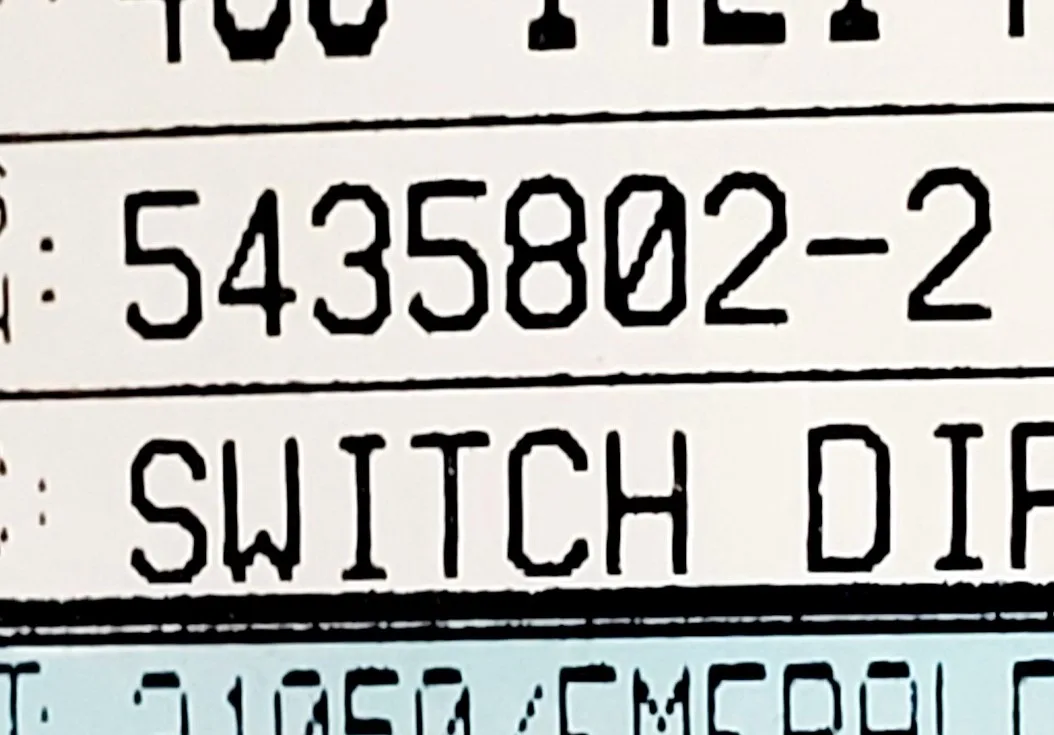 5435802-2 | DIP SWITCH SPST 3 POSITION THROUGH HOLE RIGHT ANGLE PIANO ACTUATOR 25MA 24VDC - Image 4