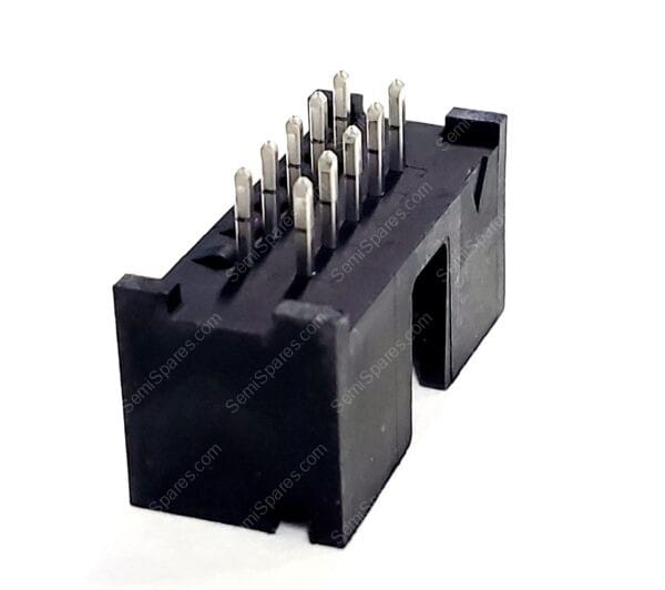 5103308-1 | PIN SHROUDED 4 WALL SOLDER PUSH PULL KEYING SLOT 1A PER CONTACT BLACK - Image 2