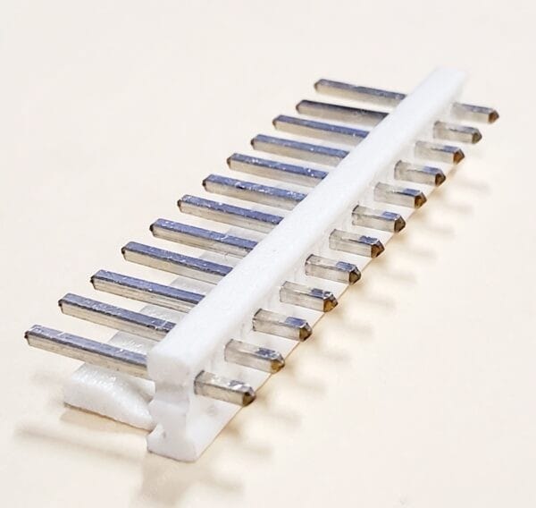 1-640445-2 | CONNECTOR HEADER THROUGH HOLE 12 POSITION 3.96MM MALE PIN SHROUDED 1 WALL SOLDER FRICTION LOCK WHITE