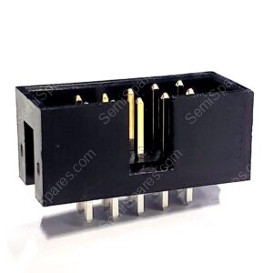 MC9A12-1034 | CONNECTOR HEADER 10 POSITION 2.54MM THROUGH HOLE VERTICAL BLACK MALE PIN 500V