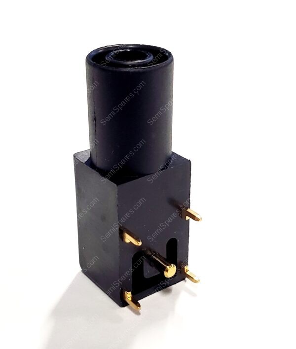 23.3200-21 | TEST SOCKET PCB MOUNT 4MM 24A BLACK THROUGH HOLE 1KV