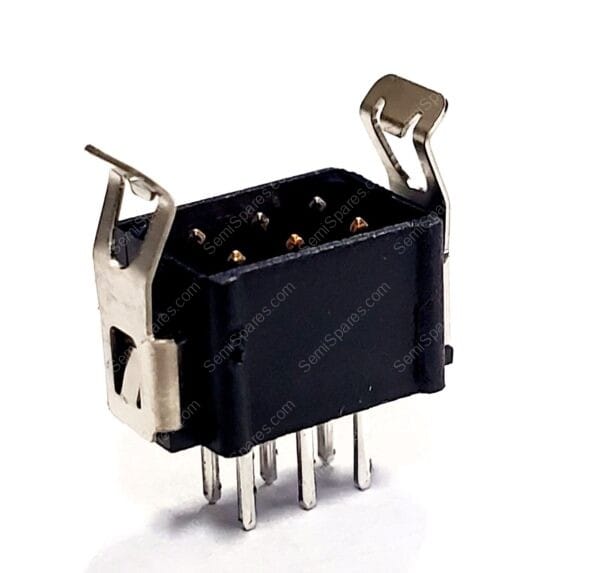 M80-8670622 | CONNECTOR HEADER THROUGH HOLE 6 POSITION 2.00MM  MALE PIN SHROUDED 4 WALL SOLDER LATCH LOCK