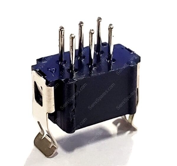 M80-8670622 | CONNECTOR HEADER THROUGH HOLE 6 POSITION 2.00MM  MALE PIN SHROUDED 4 WALL SOLDER LATCH LOCK - Image 2