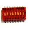 TDA08H0SK1 | DIP SWITCH SPST 8 POSITION SURFACE MOUNT SLIDE ACTUATOR 25MA 24VDC FLUSH RECESSED GULL WING