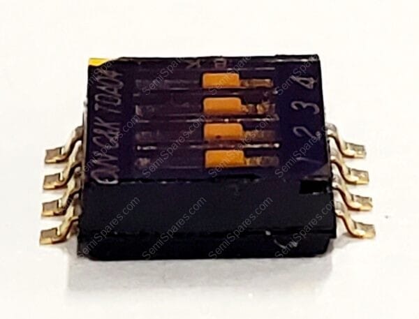 TDA04H0SB1 | DIP SWITCH SPST 4 POSITION SURFACE MOUNT SLIDE SCTUATOR 25MA 24VDCFLUSHED RECESSED GULL WING - Image 2