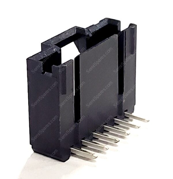 5-104935-7 | CONNECTOR HEADER THROUGH HOLE RIGHT ANGLE 6 POSTION 2.54MM MALE PIN SHROUDED 4 WALL SOLDER LATCH HOLDER