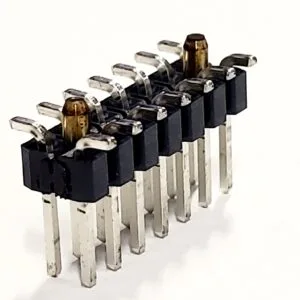 TSM-107-01-T-DV-A | CONNECTOR HEADER SURFACE MOUNT 14 POSITIN 2.54MM MALE PIN UNSHROUDED SOLDER PUSH PULL BLACK