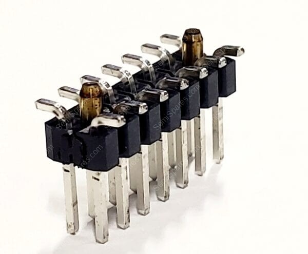 TSM-107-01-T-DV-A | CONNECTOR HEADER SURFACE MOUNT 14 POSITIN 2.54MM MALE PIN UNSHROUDED SOLDER PUSH PULL BLACK