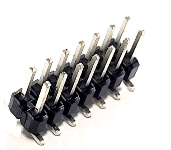 TSM-107-01-T-DV-A | CONNECTOR HEADER SURFACE MOUNT 14 POSITIN 2.54MM MALE PIN UNSHROUDED SOLDER PUSH PULL BLACK - Image 2