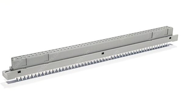 PCN10-100P-2.54DSA(72) | 100 POSITION DIN CONNECTOR HEADER MALE PINS GOLD THROUGH HOLE SOLDER