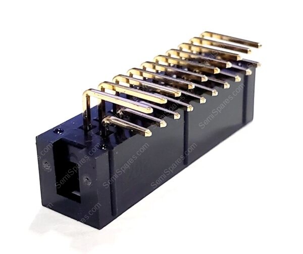 MC-254-20-00-RA-DIP | PIN HEADER RIGHT ANGLE 2.54MM 2 ROWS 20 CONTACTS THROUGH HOLE SHROUDED - Image 3