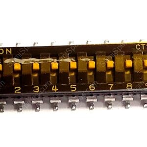 219-9MST | DIP SWITCH SPST 9 POSITION SURFACE MOUNT SLIDE SCTUATOR 100MA 20VDC RAISED GULL WING