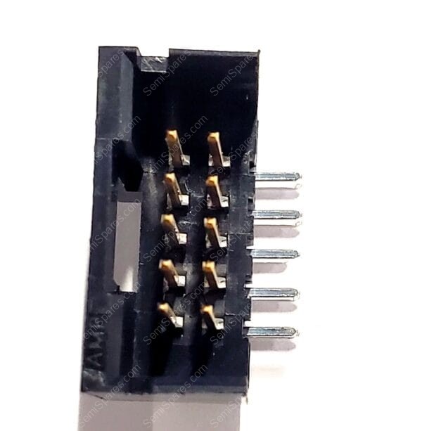 5-102620-1 | CONNECTOR HEADER THROUGH HOLE RIGHT ANGLE 10 POSITION 2.54MM MALE PIN SHROUDED 3 WALL SOLDER DETENT LOCK - Image 2