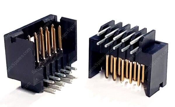 5-102620-1 | CONNECTOR HEADER THROUGH HOLE RIGHT ANGLE 10 POSITION 2.54MM MALE PIN SHROUDED 3 WALL SOLDER DETENT LOCK - Image 4