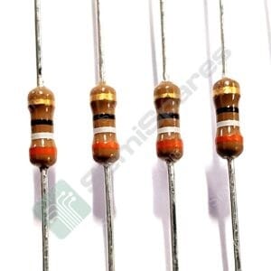 CF1/4C391J | 390 OHM S+-5% 0.25W 1/4W THROUGH HOLE RESISTOR AXIAL CARBON FILM