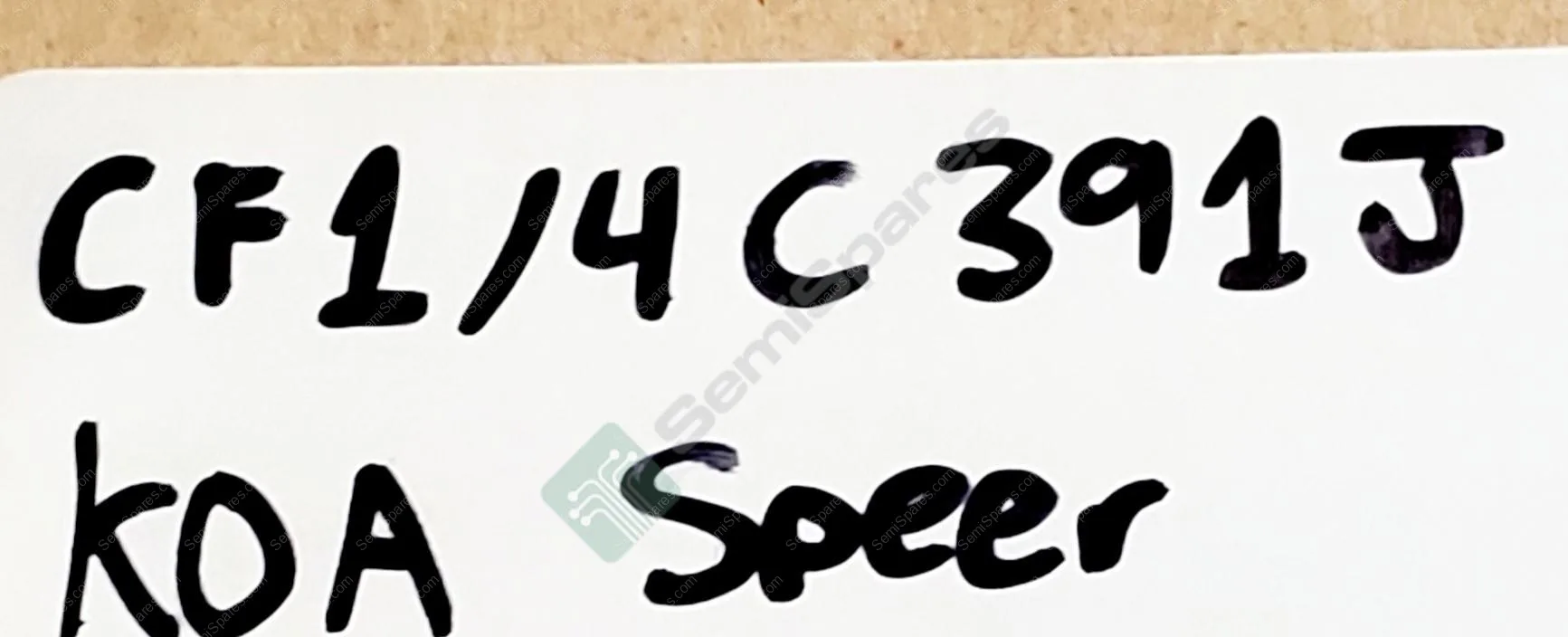 CF1/4C391J | 390 OHM S+-5% 0.25W 1/4W THROUGH HOLE RESISTOR AXIAL CARBON FILM - Image 4