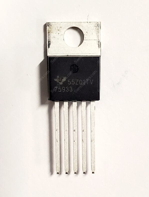 TPS75933KC | LINEAR VOLTAGE REGULATOR IC POSITIVE FIXED 1 OUTPUT 7.5A TO-220-5 ENABLE POWER GOOD THROUGH HOLE