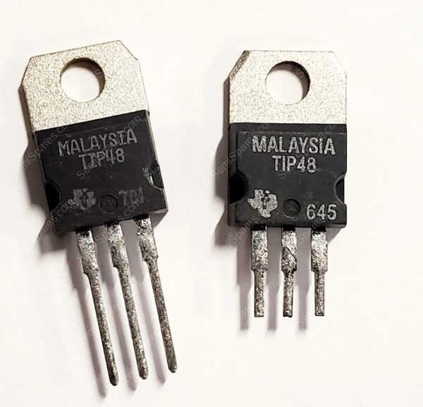 TIP48 | BIPOLAR BJT TRANSISTOR PN 300V 1A 10MHZ 2W THROUGH HOLE TO-220