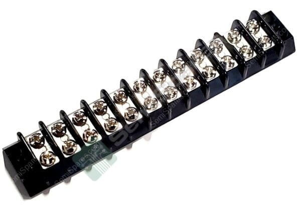 672 GP 12 | PANEL MOUNT BARRIER TERMINAL BLOCK 2 ROW 12 POSITIONS 14AWG 10AWG 14.29MM 30A - Image 2