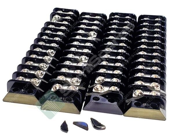 672 GP 12 | PANEL MOUNT BARRIER TERMINAL BLOCK 2 ROW 12 POSITIONS 14AWG 10AWG 14.29MM 30A - Image 4