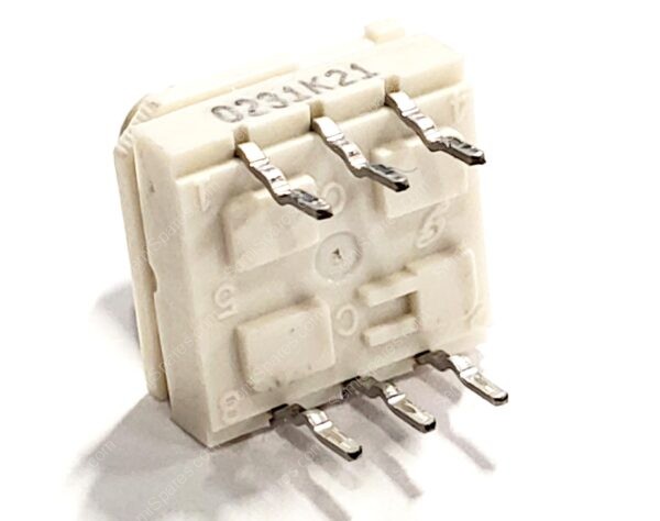 94HBB16 | DIP SWITCH HEXADECIMAL 16 POSITION THROUGH HOLE ROTARY W/ SHAFT ACTUATOR 100MA 50VDC RAISED PC PIN - Image 2