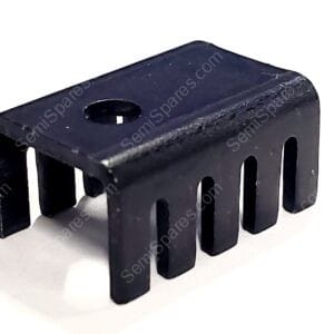 577102B00000G | HEAT SINK TO-220 ALUMINUM 3.0W @80°C BOARD LEVEL BOLT ON RECT. FINS BLACK