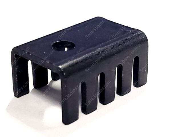 577102B00000G | HEAT SINK TO-220 ALUMINUM 3.0W @80°C BOARD LEVEL BOLT ON RECT. FINS BLACK
