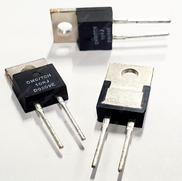 TCH35P10R0JE | 10 OHMS +-5% 35W THOUGH HOLE RESISTOR TO-220-2 MOISTURE RESISTANT THICK FILM - Image 3