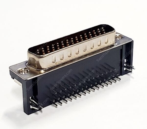 749771-1 | 44 POSITION D-SUB, HIGH DENSITY PLUG MALE PINS CONNECTOR THROUGH HOLE SOLDER BLACK BOARD LOCK - Image 2