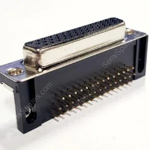 181-044-213R171 | 44 POSITION D-SUB HIGH DENSITY RECEPTACLE FEMALE SOCKETS CONNECTOR PANEL MOUNT THROUGH HOLE RIGHT ANGLE