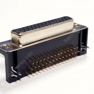 181-044-213R531 | 44 POSITION D-SUB HIGH DENSITY RECEPTACLE FEMALE SOCKETS CONNECTOR PANEL MOUNT THROUGH HOLE RIGHT ANGLE