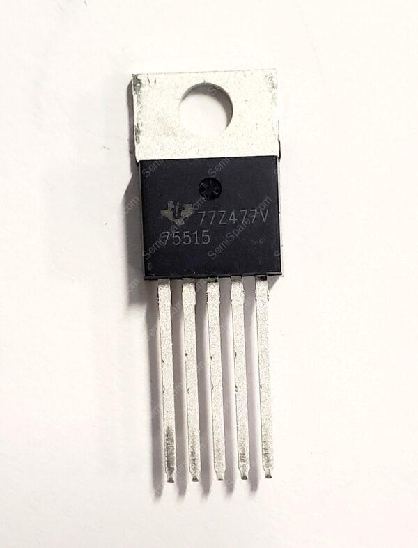 TPS75515KC | LINEAR VOLTAGE REGULATOR IC POSITIVE FIXED 1 OUTPUT 5A TO-220-5 1.5V-5.5V THROUGH HOLE