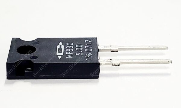 MP930-5.00-1% | 5 OHMS +-1% 30W THROUGH HOLE RESISTOR TO-220-2 FULL PACK MOISTURE RESISTANT NON-INDUCTIVE THICK FILM - Image 2