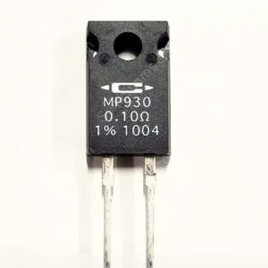 MP930-0.10-1% | 100 MOHMS 1% 30W THROUGH HOLE RESISTOR TO-220-2 FULL PACK MOISTURE RESISTANT NON-INDUCTIVE THICK FILM
