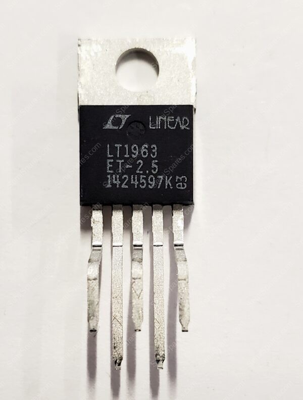 LT1963ET-2.5#PBF | LINEAR VOLTAGE REGULATOR IC POSITIVE FIXED 1 OUTPUT 1.5A TO 220-5 MAX 20V THROUGH HOLE