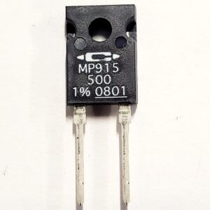 MP915-500-1% | 500 OHMS 1% 15W THROUGH HOLE RESISTOR TO-126-2 MOISTURE RESISTANT NON INDUCTIVE THICK FILM
