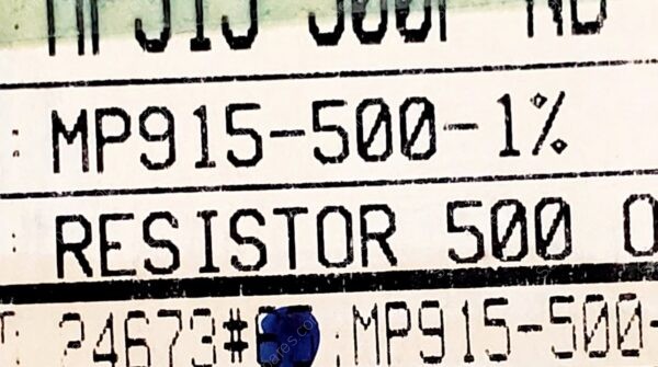 MP915-500-1% | 500 OHMS 1% 15W THROUGH HOLE RESISTOR TO-126-2 MOISTURE RESISTANT NON INDUCTIVE THICK FILM - Image 4
