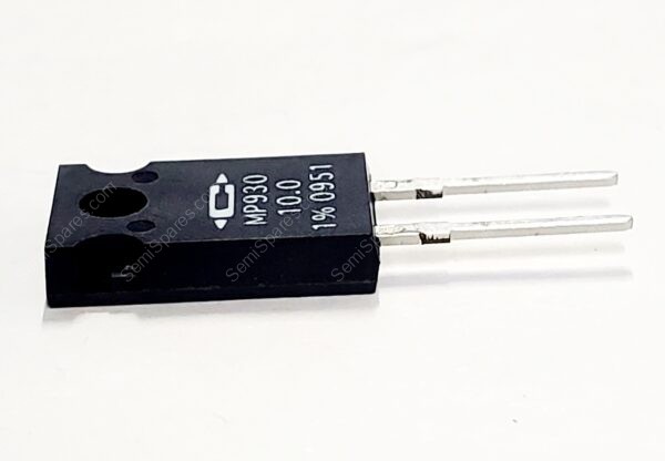 MP930-10.0-1% | 10 OHMS 1% 30W THROUGH HOLE RESISTOR TO-220-2 FULL PACK MOISTURE RESISTANT NON INDUCTIVE THICK FILM - Image 2