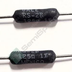 RS02B125R0FE12 | RESISTORS WIREWOUND 1% 125 OHMS BULK AXIAL LEADS 3W PCB MOUNT