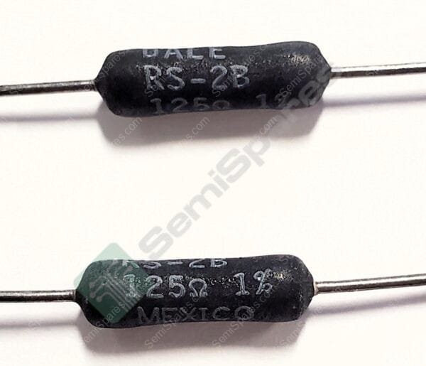 RS02B125R0FE12 | RESISTORS WIREWOUND 1% 125 OHMS BULK AXIAL LEADS 3W PCB MOUNT