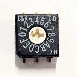 CD16RM0SB | DIP DWITCH HEXADECIMAL 16 POSITION SURFACE MOUNT ROTARY FOR TOOL ACTUATOR 0.4VA 20VAC/DC FLUSHED RECESSED GULL WING BLACK