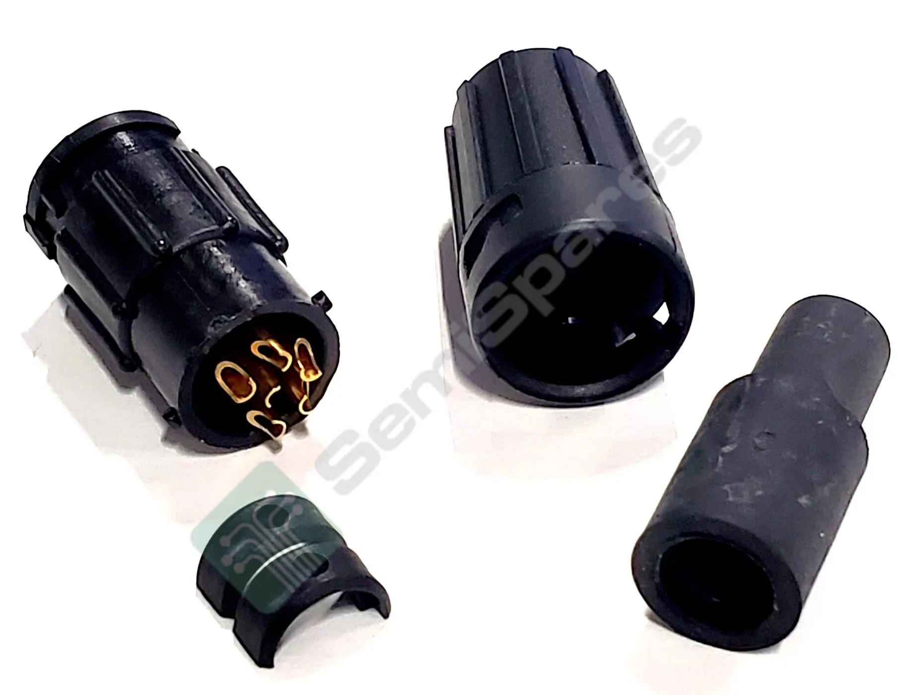 8282-6PG-522 | 6 POSITION CIRCULAR CONNECTOR RECEPTACLE MALE PINS SOLDER CUP FREE HANGING BAYONET LOCK - Image 2
