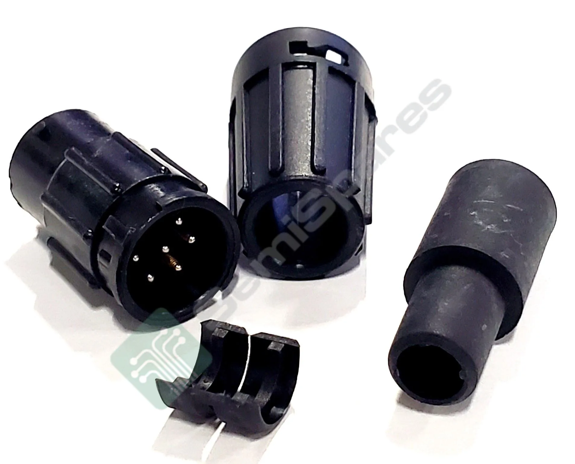 8282-6PG-522 | 6 POSITION CIRCULAR CONNECTOR RECEPTACLE MALE PINS SOLDER CUP FREE HANGING BAYONET LOCK - Image 3