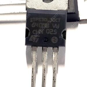 STPS30L30CT | DIODE ARRAY 1 PAIR COMMON CATHODE 30V 15A THORUGH HOLE TO-220-3