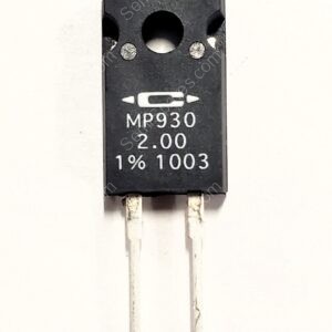MP930-2.00-1% | 2 OHMS 1% 30W THROUGH HOLE RESISTOR TO-220-2 FULL PACK MOISTURE RESISTANT NON-INDUCTIVE THICK FILM