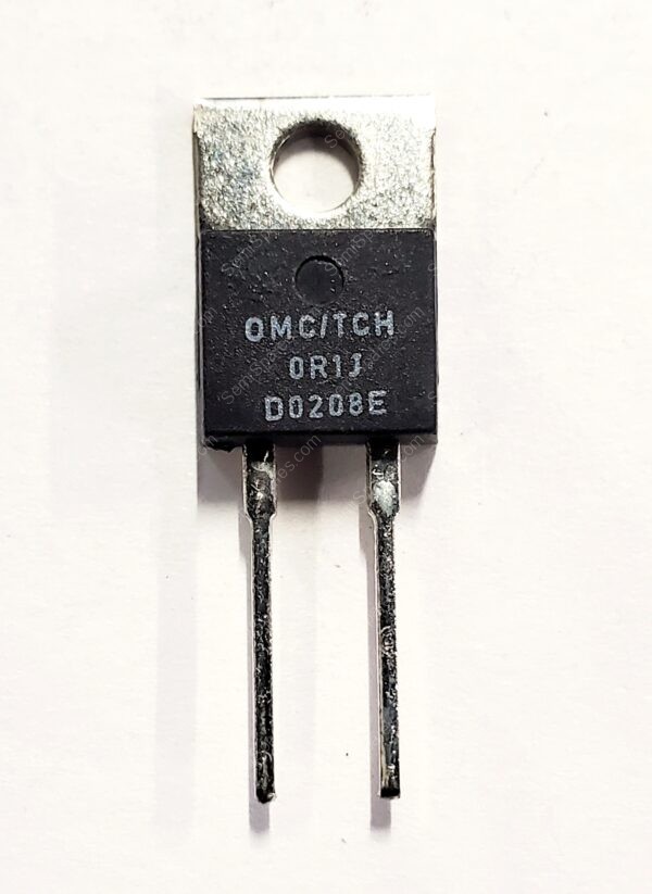 TCH35PR100JE | 100 MOHMS 5% 35W THROUGH HOLE RESISTOR TO-220-2 MOISTURE RESISTANT THICK FILM